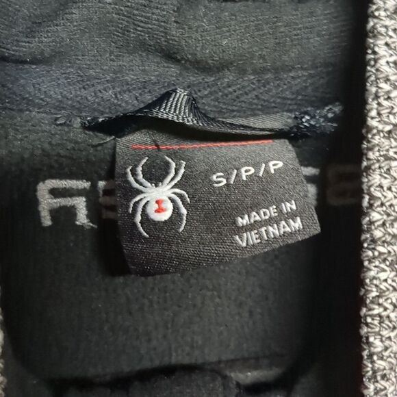 Women's Spyder Black and Gray Full-Zip Jacket Size Small - Picture 3 of 6